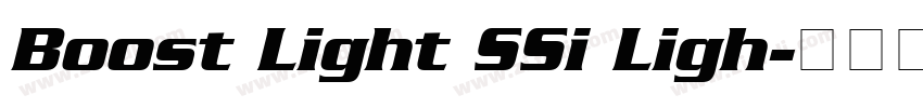 Boost Light SSi Ligh字体转换